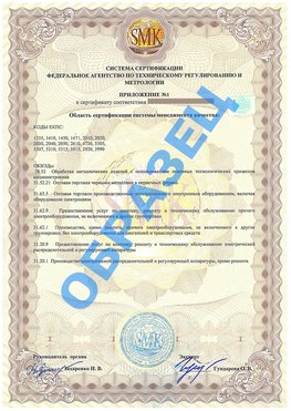 Приложение 1 Выкса Сертификат ГОСТ РВ 0015-002